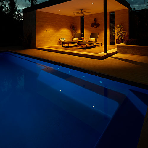 pool at night blog